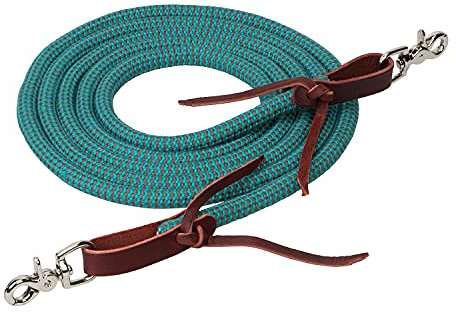 Weaver Equine EcoLuxe Runder Trail Pferdezügel, 1,27 cm x 3 m