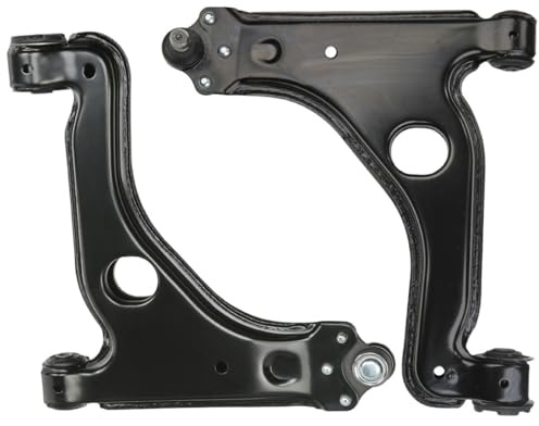 RIDEX 772S0588 Kit par Kit de brazos de suspensión Delantero Izquierda Delantero Derecha Delantero con juego de tornillos de retención con apoyo de caucho Compatible con OPEL Zafira B A05