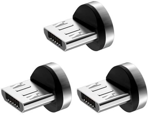 AXFEE 7 Pin Micro USB Magnet Adapter [3 Stück], Magnetisches Stecker