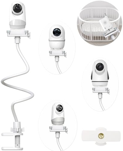 Derebir Support Camera Bébé Universel pour Appareil Photo Bébé sans Perçage (33,5 pour HelloBaby/Blemil)