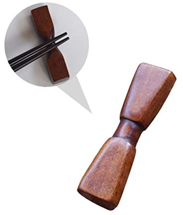 Cabilock Lot de 5 Supports de Repose- en Bois Marron Café pour La Maison Forme Lisse Et Gracieuse