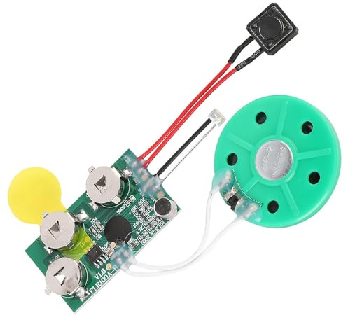 Tonmodul, Glückwunschkarten -Soundmodul auf Rekord -Sprach - -Rekrutierbare Sprachmodul, Geschenkboxen für Einladungen DIY -Klemmkarten