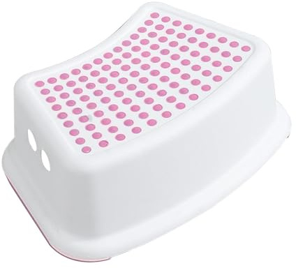 Eoixuqba Tabouret De Toilette, 37x25x13cm Marche Pied pour Toilette, Toilettes Marche Pied, Marches Pieds WC, Petit Banc Repose Pieds, Antidérapant, pour Salle De Bain, pour Adultes Et Enfant