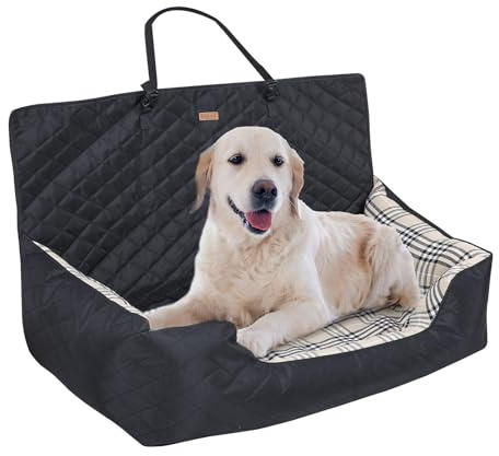 Cama de Coche portátil para Perros Grandes - Asiento Multifuncional para peros cómodo en el Asiento Multiusos para Perros, Cama para Mascotas para Coche | Conveniente para el hogar,