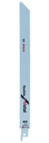 Bosch S 1122 EF Lot de 25 lames de scie sabre flexibles pour métal