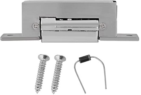 Serrature e accessori Demeras Serratura Elettrica Simmetrica, Serratura per porta con attacco elettrico Serratura per porta con attacco elettrico di tipo stretto regolabile Doppia modalità di sblocco