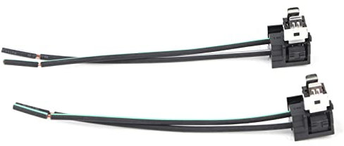 H1-Buchse Adapter Kabelbaumbuchsen Kabel - 2-tlg. Scheinwerferlampe Lampenfassung Kabelbaum Steckverbinder Adapterleitung für H1-Lampe