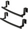 KES Porta Asciugamani Nero Appendi Asciugamani Cucina Porta Strofinacci Cucina Porta Salviette Barra Canovaccio per Porta 2 Pack, KTH500S26-BK-P2