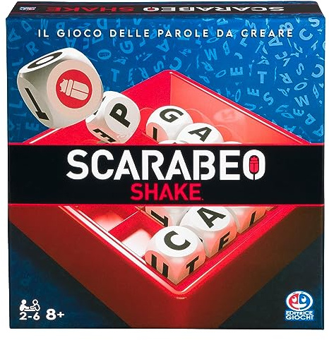 Scarabeo, Editrice Giochi, Scarabeo Shake, Gioco Da Tavola Veloce, Giochi
