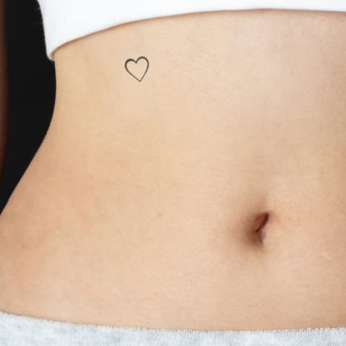 MyJagua Tattoo • Herzlinie | 1-2 Wochen Tattoo | Auf Pflanzenbasis | Hautverträglich | Wasserfest | Neue Tattoo Technologie | Kein Klebe Tattoo