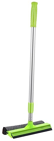 Healvian Raclette À Fenêtre Rétractable À Manche Long Raclette À Verre pour Nettoyage De Vitres Et Pare-Brise Poignée Accrochable 1 Pièce
