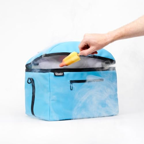 Basky Bolsa térmica | 42L Basky Cesta Nevera para (e) cestas de bicicleta | Azul | Nevera versátil aislada para cestas de bicicleta Basky personalizadas y picnics | 40 x 33 x 32 cm | Portabolsas para