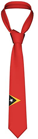 Tie Osttimor-Flagge Cool, Hochzeitskrawatte Elegant Herren Krawatte Formelle Krawattenschal Für Festliche Party Hochzeit