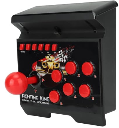 YUYTE Controller di Gioco Cablato 4 in 1, Joystick Sferico 6 Pulsanti di Controllo Cavo USB Gamepad per PC, con Cavo USB da 3 Metri
