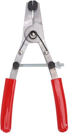 Glomora Pinza per la rimozione del pistone del freno della moto, attrezzo universale in acciaio inossidabile per l'estrazione del pistone della pinza del freno per moto (Rossa)