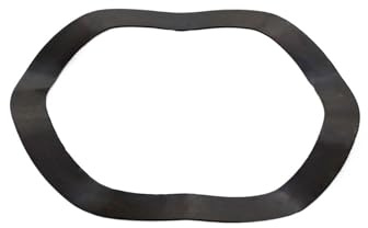 Arandelas elásticas onduladas y arrugadas 65 Arandelas elásticas onduladas de acero al manganeso M3-M118 Negras(M50X60X0.5-5PCS)