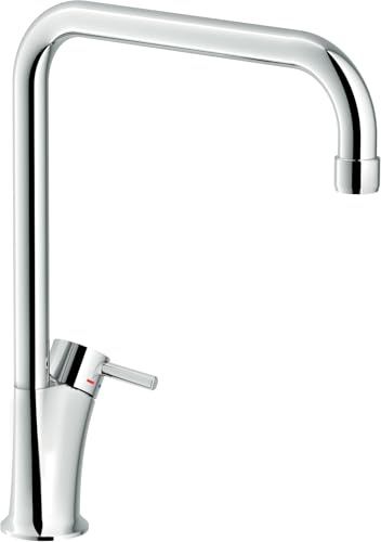 Nobili Rubinetterie Cuci Cu92813Cr Miscelatore Monocomando con Doccetta Estraibile 2 Getti Cromo