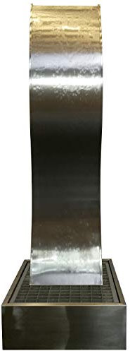 Köhko Wasserwand Höhe ca. 180 cm 26005 Wasserfall mit LED-Beleuchtung und PE-Becken