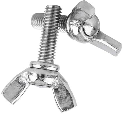 Vis à Oreilles M5 en Acier Inoxydable 304, 5 Pièces, Argenté, Longueurs 12mm-40mm, pour Appareils Ménagers et Machines, Fixation Industrielle