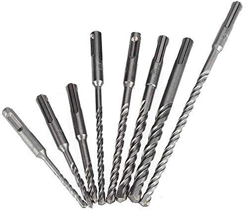 SDS PLUS Bohrer Set Länge: 260mm Durchmesser: 14, 16, 18, 20mm je 1 Stück Steinbohrer