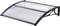 Marquesina de Exterior ABS Con Cubierta de Policarbonato | Techo Parasol Para Repararse | 80 x 120 cm, Negro