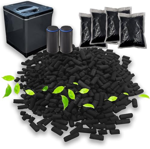 PurifyLogix Geruchsabsorbierende Filter-Nachfüllpackungen für Vitamix FC-50-SP Foodcycler Smart Waste Komposter, Ersatz-Aktivkohlefilter, kompatibel mit Vitamix elektrischem Komposteimer, 4 Stück | Geruchsabsorbierende Filter-Nachfüllpackungen für Smart Waste Komposter und andere Lebensmittelabfallentsorger