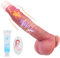 Consolador realista con Vibrador juguete sexual, 22cm Dildo para adultos con control remoto con 6 modos de vibración y 3 modos de empuje y calentamiento, consolador con ventosa, juguete anal sex toy