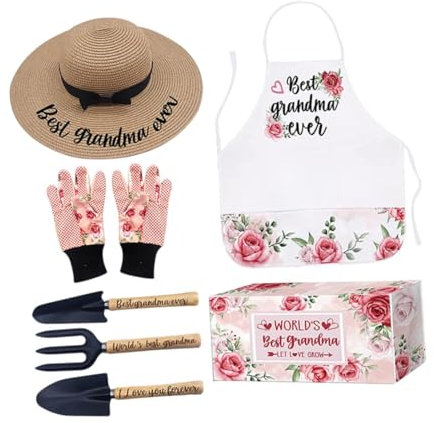 F Fityle Ensemble d'outils de jardinage pour femmes de 6 charivateurs de transplanteur de truelle, Style A