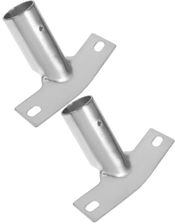 MOTHNUR Broom Handle Bracket and Threaded Adapter 2pcs Set for Extension Pole Replacement, Sturdy Pole Connector for Floor Cleaning Tools, Compatible with Wooden and Metal Handles