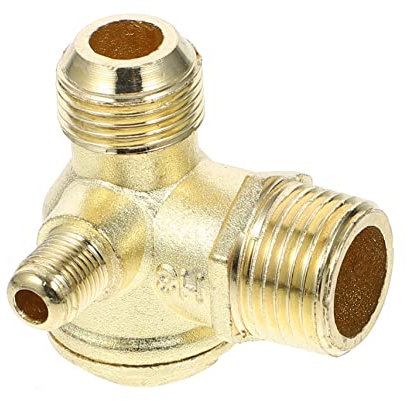 LALAFINA Air Compressor Check Valves Way Non-Return Valves for Pressure Relief for DIY Projects and Industrial Use