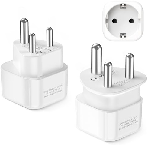 LENCENT Adaptateur de Voyage Afrique du Sud combiné de Type D et Type M