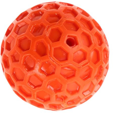 YARNOW Pelota para Perros Pequeña de Goma Resistente Mordeduras con Diseño de Panal para Estimular Mentalmente para Cachorros y Mascotas