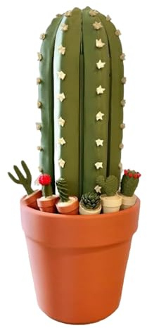 qixeuoa Échiquier magnétique pliable - 32 pièces - Motif cactus - Portable - En forme de cactus - Décoration de table - Pour la maison, le bureau, le voyage, les collectionneurs et les amis des