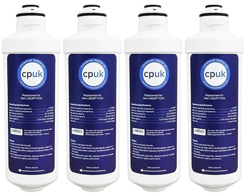 Replacement Water Filter Cartridge Suitable for Lincat FC04 Hot Water Boiler | Replaces Lincat Fc04 Auto Fill Hot Water Tea Boiler (4, Pack of 4)