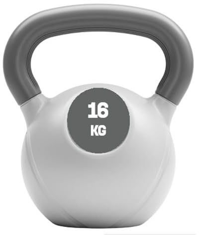 Yes4All Pesas Rusas De Cemento, Pesas Rusas De 4 A 20 Kg Para Entrenamiento De Fuerza De Cuerpo Completo, Flexiones, Entrenamiento De Fuerza, 16 Kg
