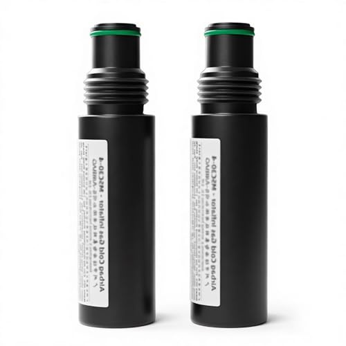 TQPGJJL Gonfleurs à hélium faciles à remplacer for Gilet airbag Senior - Recharge Rapide d'hélium sans Outil - Cartouche sans Entretien for la sécurité des Personnes âgées(2-Pack)