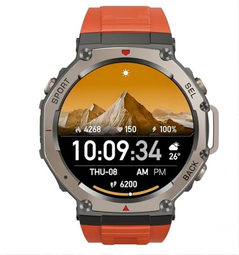 forbany Sekoda GPS Smartwatch Hombre – Deportivo GPS Doble Banda +170 Modos