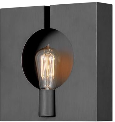 Hinkley Ludlow Collection One Light Wall Sconce, Brushed Graphite