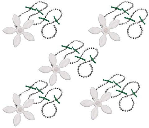Siganorpy 5 Pack Flower Shape Shower Drain Sink Remover Hair Filter Chain Hook-Catcher Strainer Hair Snare for bathroom Kitchen
