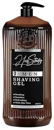 Hair Studio Men Rasiergel 1000ml Shaving Gel Nassrasur Rasier Gel Rasur Shavinggel