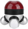 Nimomo Masajeador Corporal Mini Masaje Herramienta de Masaje portátil masajeador vibratorio de Mano con luz LED para aliviar el Dolor de Cabeza, Cuello y piernas(Rojo)