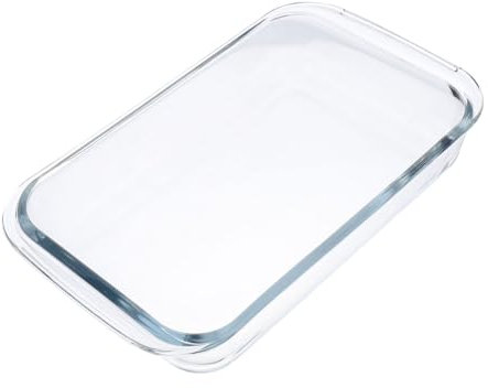 Hitzebeständige Glasbackform aus Glas für Mikrowelle, Transparent