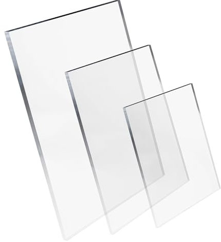 Polycarbonatplatten Dachplatte aus Polycarbonat, Sicherheitsplatte aus transparentem Acryl-Kunststoff für Schuppenfenster, Markisenüberdachung für den Außenbereich, Regenschutz, UV-geschützt, Glasers