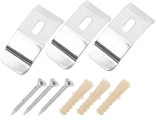 3piezas Soportes para Cortinas Louver Fijación De Cortinas Verticales Accesorios De Instalación para Oficina Y Hogar