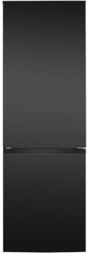 Bomann® XXL Kühlschrank mit Gefrierfach 186cm | 60cm breit | Kühlschrank mit Gefrierfach freistehend | Kühlgefrierkombi 4 Ablagen | Türanschlag wechselbar | 40db | Refrigerator KG 7357 schwarz-inox