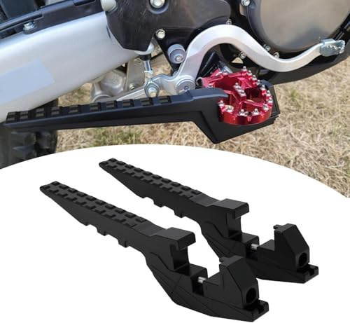BIUGERCN Fußraste Motorrad Vorne Sozius Fußrasten Motorrad Beifahrerfußrasten Fußstützen Universal für EXC XC FE WR CRF RMZ Surron Light Bee X/S Talaria XXX X3 MX3 MX4 MX5 TL4000 TL5500 Dirt Pit Bike