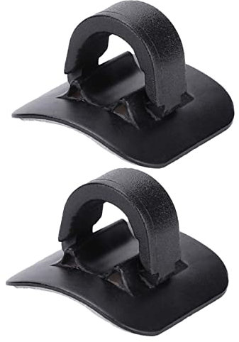 BESPORTBLE 2Pcs Bike Cable Clip Black Housing Fixing Holder for Mountain Bike Brake and Gear Cable Housing Durable Bike Cable Clamp for Efficient Cable Management
