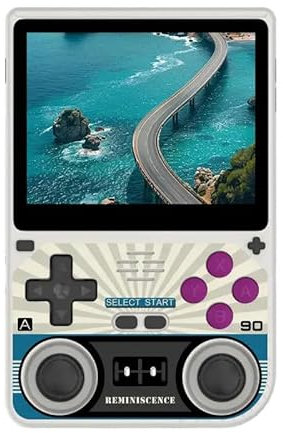 JOYARCH V20 Console di gioco portatile retrò da 3,5 pollici, 640 x 480 4:3 IPS Full Fit Screen Retro Console di gioco con grande batteria e sistema Linux 128G