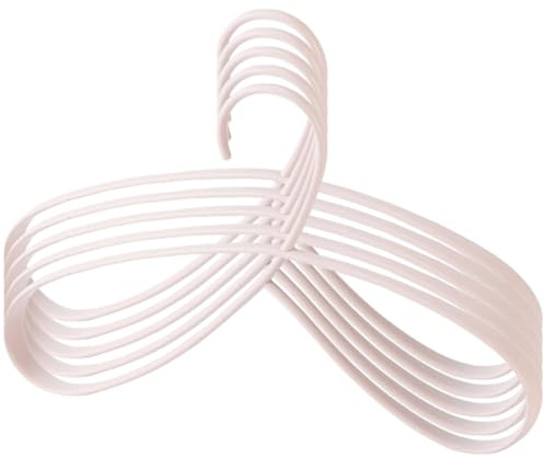 OSOLADY 5 Pezzi Grucce di Plastica per Vestiti Antiscivolo senza Tracce, Appendiabiti Allargate per Gonne e Pantaloni, Organizzatore Armadio Versatile per Casa e Negozio