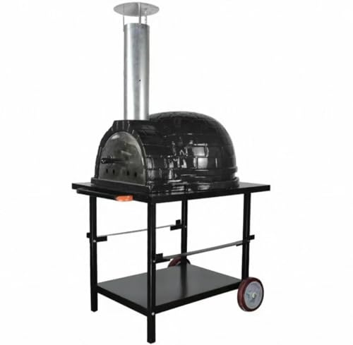 KIBONCY Four à Pizza Commercial, Four à Pizza Italien, Multifonctionnel for la Cuisson de Hamburgers et de Pain dans Les Restaurants, boulangeries(Black)